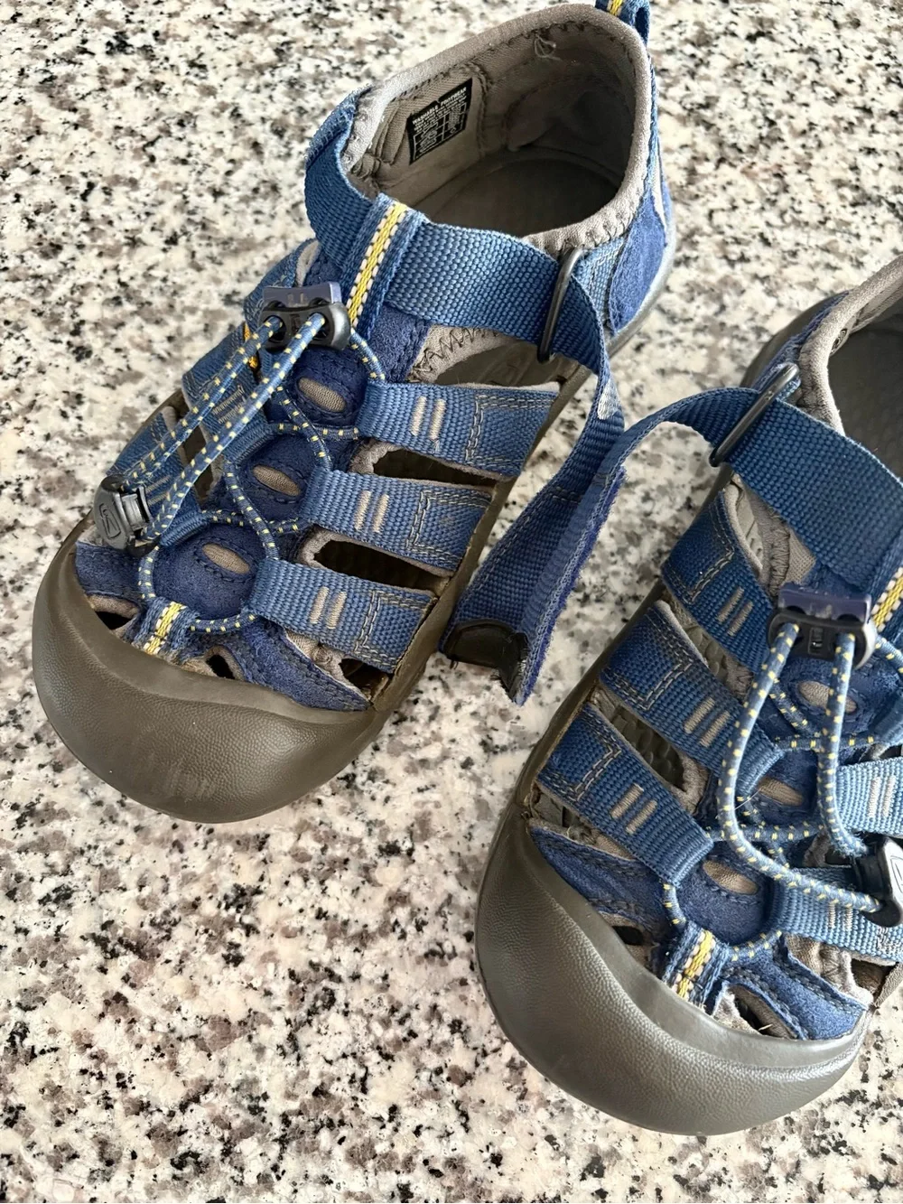 Keen—Newport Hybrid Waterproof Hiker Sandals Navy/Gray (Size Youth 2)